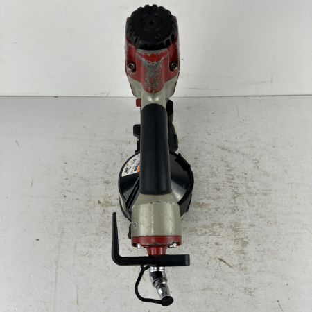 ЗЗ MAX マックス 50mm 常圧 コイルネイラ エア釘打機 ケース付 CN-450S(FP) レッド