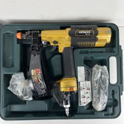 ЗЗ HITACHI 日立 41mm 高圧 ねじ打機 ケース付 WF4H ゴールド Cランク