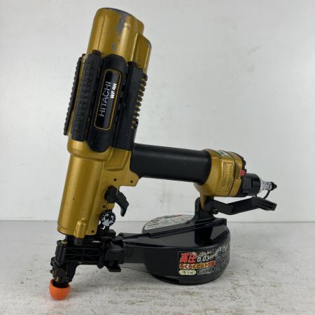 ЗЗ HITACHI 日立 41mm 高圧 ねじ打機 ケース付 WF4H ゴールド