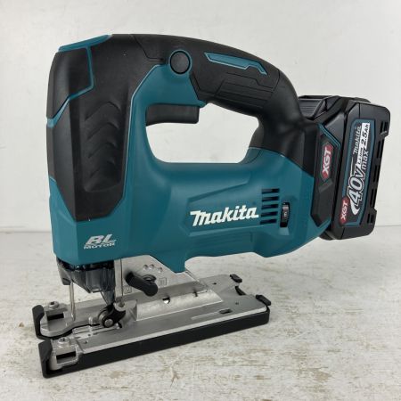 ЗЗ MAKITA マキタ 40v 充電式ジグソー バッテリーx2 充電器 ケース付 JV002G ブルー