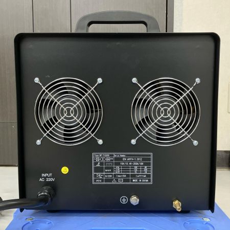 ЗЗ WELDTOOL 200v 5.2kVA 直流/交流TIG 被覆アーク 溶接機 溶接棒付 WT-TIG200 ブルー