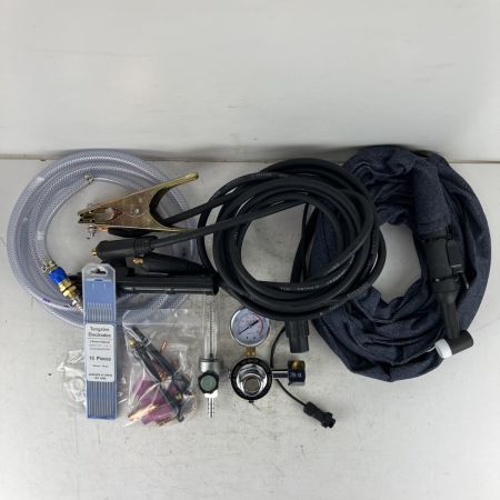 ЗЗ WELDTOOL 200v 5.2kVA 直流/交流TIG 被覆アーク 溶接機 溶接棒付 WT-TIG200 ブルー