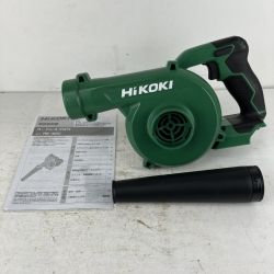 ЗЗ HiKOKI ハイコーキ 18v コードレスブロワ 取説 外箱付 ※バッテリー、充電器無し RB18DC グリーン Aランク