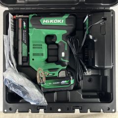 ЗЗ HiKOKI ハイコーキ 36v 35mm コードレスピン釘打機 バッテリーx1 充電器 ケース付 NP3635DA グリーン Aランク