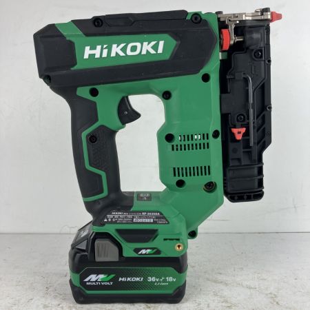 ЗЗ HiKOKI ハイコーキ 36v 35mm コードレスピン釘打機 バッテリーx1 充電器 ケース付 NP3635DA グリーン