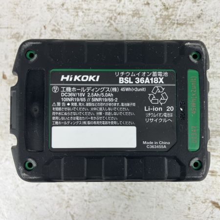 ЗЗ HiKOKI ハイコーキ 36v 35mm コードレスピン釘打機 バッテリーx1 充電器 ケース付 NP3635DA グリーン