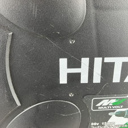 ЗЗ HiKOKI ハイコーキ 36v 13mm コードレス振動ドライバドリル バッテリーx2 充電器 ケース付 DV36DA グリーン