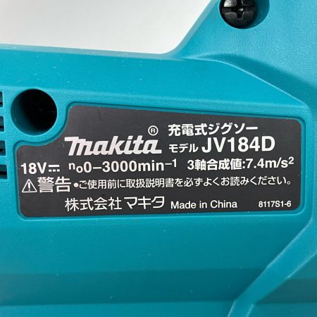 ЗЗ MAKITA マキタ 18v 充電式ジグソー バッテリー×1 ケース付 ※充電器なし JV184D ブルー