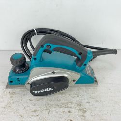 ЗЗ MAKITA マキタ 82mm 100v 電動カンナ 本体のみ KP0800A ブルー Cランク