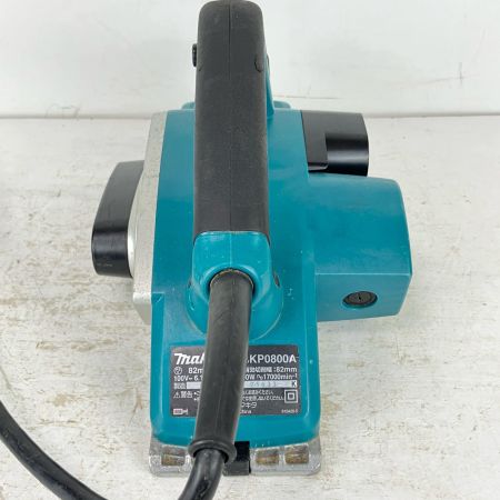 ЗЗ MAKITA マキタ 82mm 100v 電動カンナ 本体のみ KP0800A ブルー