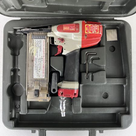 ЗЗ MAX マックス (2) 55mm 常圧 フィニッシュネイラ ケース付 TA-255/F55MO レッド