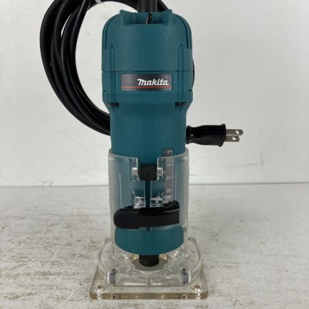 ЗЗ MAKITA マキタ 100v トリマー ガイド 取説付 3707F ブルー