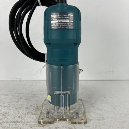 ЗЗ MAKITA マキタ 100v トリマー ガイド 取説付 3707F ブルー
