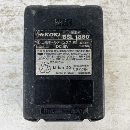 ЗЗ HITACHI 日立 18v 125mm コードレス丸のこ バッテリー1個付 ※充電器無し C18DBL グリーン×ブラック