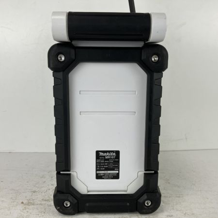 ЗЗ MAKITA マキタ 14.4v/18v 充電式ラジオ ※バッテリー、充電器無し MR107 ホワイト