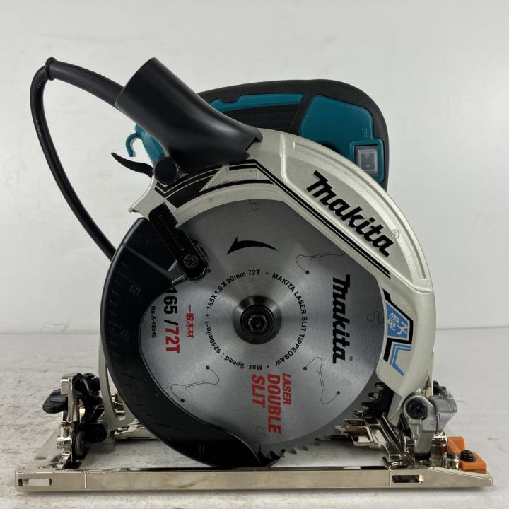 ЗЗ MAKITA マキタ 100v 165mm 丸のこ ガイド レンチ付 5711C ブルー 