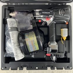 ЗЗ HITACHI 日立 90mm 高圧 ロール釘打機 ケース付 NV90HR 銀鏡 Cランク