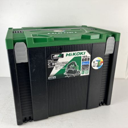 ЗЗ HiKOKI ハイコーキ 36v 165mm コードレス丸のこ バッテリーx2 充電器 ケース付 C3606DB グリーン