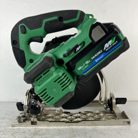 ЗЗ HiKOKI ハイコーキ 36v 165mm コードレス丸のこ バッテリーx2 充電器 ケース付 C3606DB グリーン