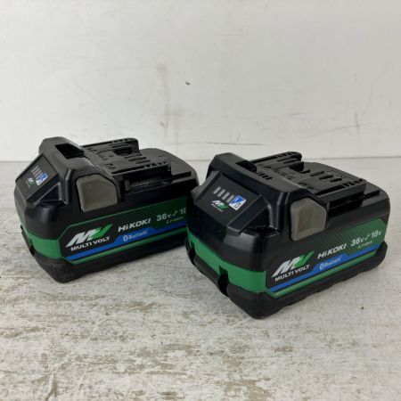 ЗЗ HiKOKI ハイコーキ 36v 165mm コードレス丸のこ バッテリーx2 充電器 ケース付 C3606DB グリーン