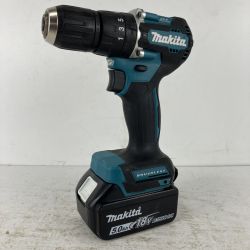 ЗЗ MAKITA マキタ 18v 充電式震動ドライバドリル バッテリーx1付 ※充電器無し HP487D ブルー Bランク