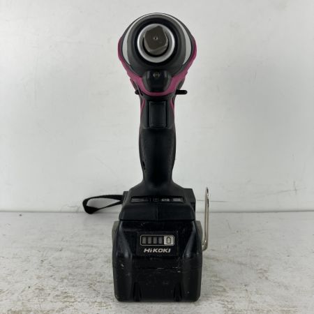 ЗЗ HITACHI 日立 18v 12.7mm コードレスインパクトレンチ バッテリーx1 充電器 ケース付 WR18DBDL ピンク