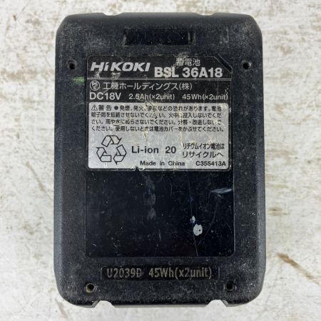 ЗЗ HITACHI 日立 18v 12.7mm コードレスインパクトレンチ バッテリーx1 充電器 ケース付 WR18DBDL ピンク