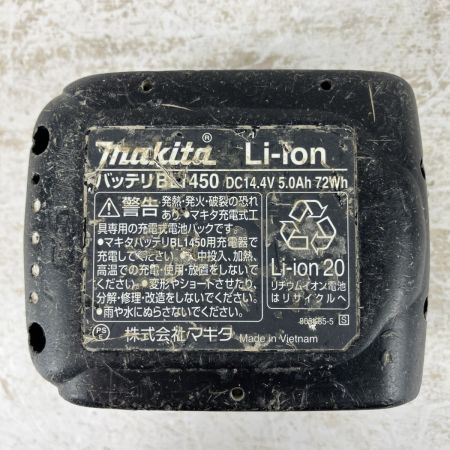 ЗЗ MAKITA マキタ 14.4v 充電式インパクトドライバ バッテリーx1付 ※充電器無し TD136D 黄緑