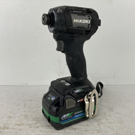 ЗЗ HiKOKI ハイコーキ 36v コードレスインパクトドライバ バッテリーx2 充電器 ケース付 WH36DD ブラック