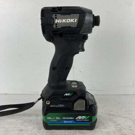 ЗЗ HiKOKI ハイコーキ 36v コードレスインパクトドライバ バッテリーx2 充電器 ケース付 WH36DD ブラック