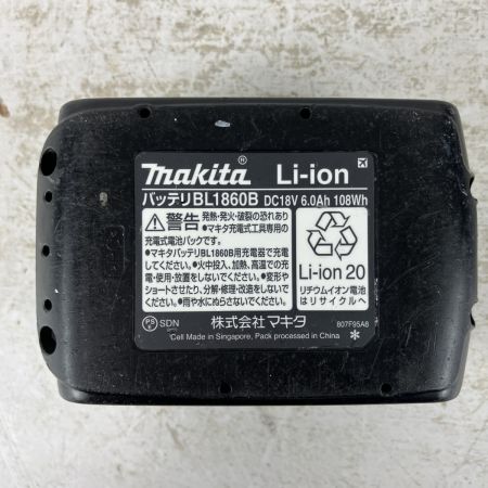ЗЗ MAKITA マキタ 18v 165mm 充電式丸のこ バッテリーx1付 ※充電器無し HS631D ブラック