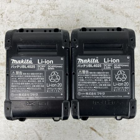 ЗЗ MAKITA マキタ 40v 40mm 充電式仕上釘打 フィニッシュネイラ バッテリーx2 充電器 ケース付 FN001G ブルー