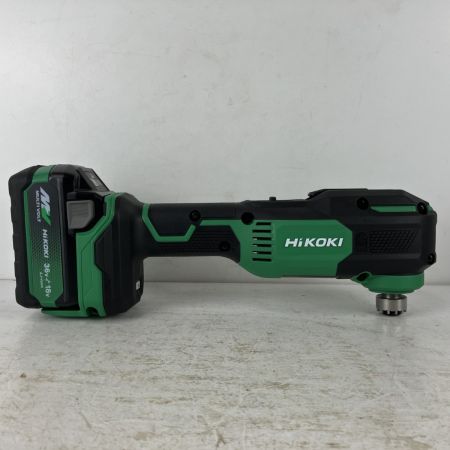 ЗЗ HiKOKI ハイコーキ 18v コードレスマルチツール バッテリーx1 充電器 ケース付 CV18DA グリーン