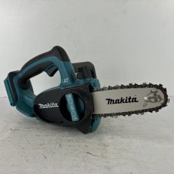 ЗЗ MAKITA マキタ 14.4v 115mm 充電式チェーンソー ※バッテリー、充電器無し UC121D ブルー Cランク