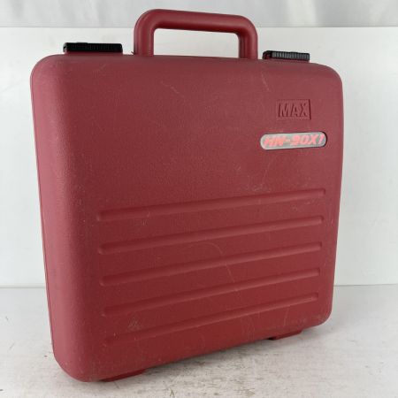 ЗЗ MAX マックス 90mm 高圧 スーパーネイラ エア釘打機 ケース付 HN-90X1 レッド