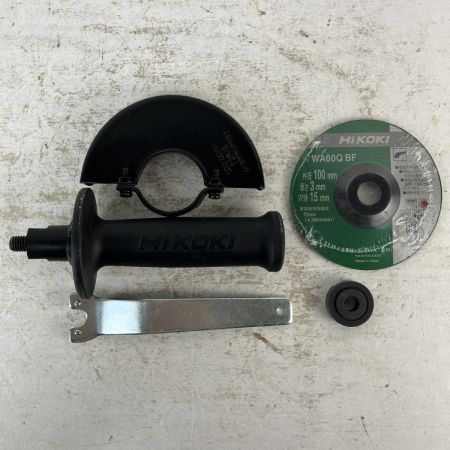 ЗЗ HiKOKI ハイコーキ 100v 100mm 電子ディスクグラインダ 砥石 ピンレンチ付 G10BYE2 グリーン