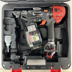 ЗЗ MAX マックス 65mm 高圧 コイルネイラ エア釘打機 ケース付 HN-65Z2 ブラック×レッド Cランク