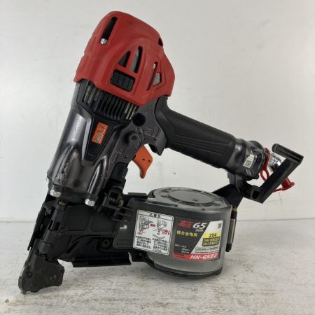ЗЗ MAX マックス 65mm 高圧 コイルネイラ エア釘打機 ケース付 HN-65Z2 ブラック×レッド