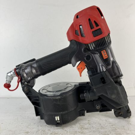 ЗЗ MAX マックス 65mm 高圧 コイルネイラ エア釘打機 ケース付 HN-65Z2 ブラック×レッド