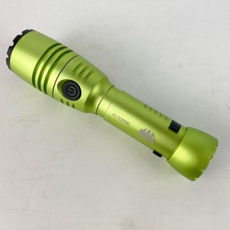 ЗЗ MAC TOOLS マック 1,000lm フラッシュライト ハンドライト USBケーブル・取説付 FL1000G 黄緑