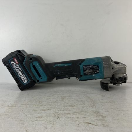 ЗЗ MAKITA マキタ 40v 100mm 充電式ディスクグラインダ バッテリーx1付 ※充電器無し GA009G ブルー