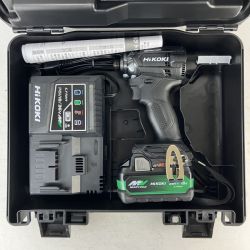 ЗЗ HiKOKI ハイコーキ 18v コードレスインパクトドライバ バッテリーx1 充電器 ケース付 WH18DC ブラック Sランク