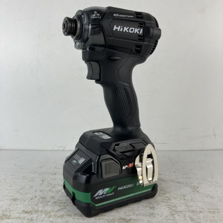 ЗЗ HiKOKI ハイコーキ 18v コードレスインパクトドライバ バッテリーx1 充電器 ケース付 WH18DC ブラック