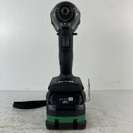 ЗЗ HiKOKI ハイコーキ 18v コードレスインパクトドライバ バッテリーx1 充電器 ケース付 WH18DC ブラック