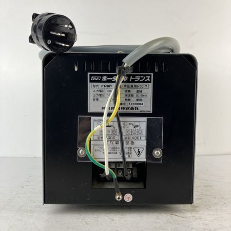 ЗЗ IKURA SEIKI CO.,LTD. 育良精機 200v/100v→100v/115v 変圧器 PT-30T グレー