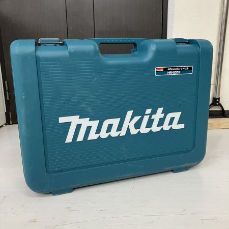 ЗЗ MAKITA マキタ 100v 40mm ハンマドリル ケース付 HR4002 ブルー