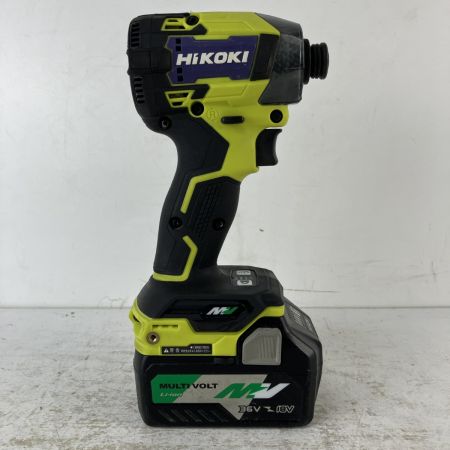 ЗЗ HiKOKI ハイコーキ 36v コードレスインパクトドライバ バッテリーx1付 ※充電器無し WH36DD イエロー