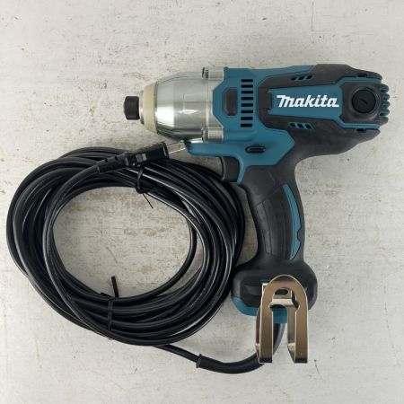 ЗЗ MAKITA マキタ (3) 100v インパクトドライバ ケース付 TD0220 ブルー