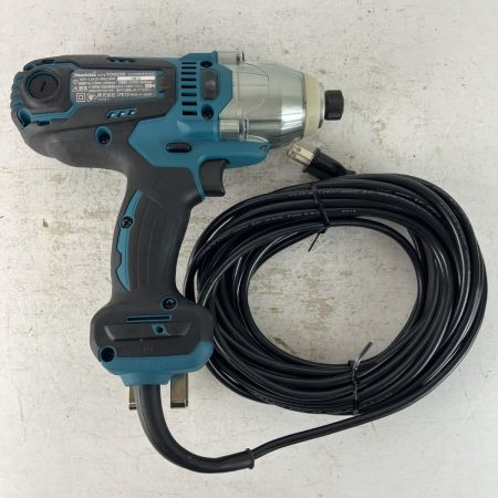 ЗЗ MAKITA マキタ (3) 100v インパクトドライバ ケース付 TD0220 ブルー