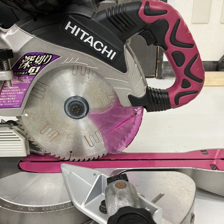 ЗЗ HITACHI 日立 100v 190mm 卓上スライド丸のこ C7RSHC ピンク